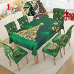 Karácsonyi asztalterítő + 6db székhuzat