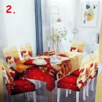 Karácsonyi asztalterítő + 6db székhuzat