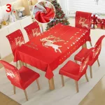 Karácsonyi asztalterítő + 6db székhuzat