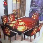 Karácsonyi asztalterítő + 6db székhuzat