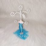 Dekoratív ékszertartó állvány, bábu, hölgy. Mannequin 