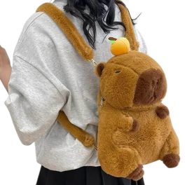 Capybara plüss hátizsák 32cm