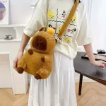 Capybara plüss hátizsák 32cm