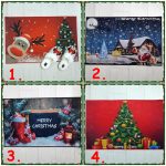 Karácsonyi lábtörlő, fürdőszoba szőnyeg 60x40 cm