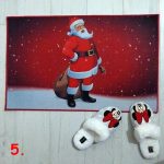 Karácsonyi lábtörlő, fürdőszoba szőnyeg 60x40 cm