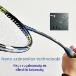 WHIZZ  tollasütő szett, 2 db ütővel, tollaslabdával, tokban