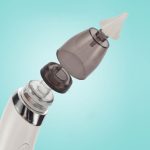 Multifunkciós, elektromos, akkumlátoros, vákuumos fül-orrszívó , pórustisztító fejekkel 2in1