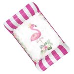 Vízben lebegő, mintás hálós, csíkos függőágy, hálós matrac