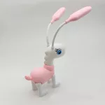 Kutya  formájú, vezeték nélküli, gyerek, asztali lámpa, USB töltős, tolltartós