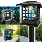 Solar Monster Zapper 2 az 1-ben napelemes rovarcsapda UV fénnyel + lámpa
