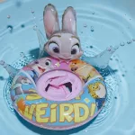 Judy Hopps 3D fejes Zootropolis gyerek beleülős úszógumi