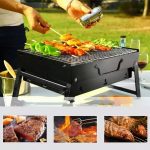 Mini összecsukható, hordozható fém grillsütő