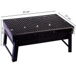 Mini összecsukható, hordozható fém grillsütő