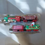 Karácsonyfa kisvasút zenélő világító kisvonat karácsonyfa köré