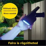 2in1 napelemes, leszúrható vagy falra szerelhető színváltós kerti lámpa
