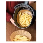 100db Air Fryer , sütőpapír, meleglevegős fritőzhöz, sütéshez
