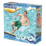 Felfújható Bestway vizi fotel, háttámlával, italtartóval, úszófotel