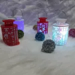 Karácsonyi lámpások színváltó LED világítással