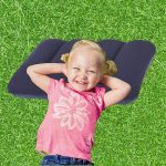 Felfújható, velúros strandpárna, vízálló 