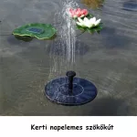 Napelemes, szolár szökőkút 130 mm