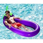 Óriás felfújható padlizsán alakú hálós matrac