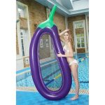 Óriás felfújható padlizsán alakú hálós matrac