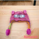 Állatos, szörnyes téli sapka, mozgatható fülekkel 