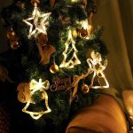 Karácsonyi Led-es, világító ablakdísz 