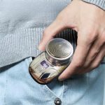 Mini hordozható elektromos borotva, akkumulátoros 