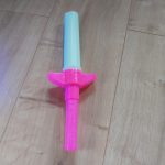 Kihúzható, világító LED kard 