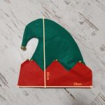 Karácsonyi filc manó sapka csörgővel