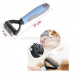 Aljszőr kiszedő, szőrbontó kefe, furminátor 