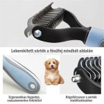 Aljszőr kiszedő, szőrbontó kefe, furminátor 