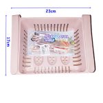 Kihúzható hűtőszekrény-tároló doboz, kosár , rendszerező,  tojástartóval