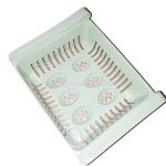 Kihúzható hűtőszekrény-tároló doboz, kosár , rendszerező,  tojástartóval