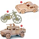 3D puzzle modellek, natur fa kirakó makettek