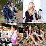 3 db-os motivációs kulacs szett, színátmenetes, ombre 