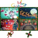 Karácsonyi lábtörlő, fürdőszoba szőnyeg 60x40 cm