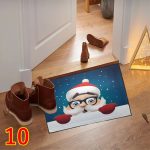 Karácsonyi lábtörlő, fürdőszoba szőnyeg 60x40 cm
