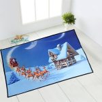 Karácsonyi lábtörlő, fürdőszoba szőnyeg 60x40 cm