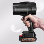 Szupererős akkumulátoros mini légfúvó, turbó lombfúvó