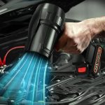 Szupererős akkumulátoros mini légfúvó, turbó lombfúvó