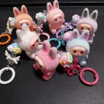 Labubu kulcstartó táskadísz