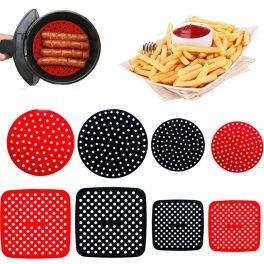   Air Fryer szilikon, tapadásmentes  betét, újra felhasználható 