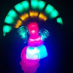 Pörgő világító LED-es Halloween bot pálca