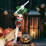 Pörgő világító LED-es Halloween bot pálca