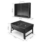 Hordozható fém grillsütő