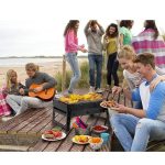 Hordozható fém grillsütő