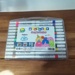 48db-os Akril filc készlet, kőre, textilre, fára, üvegre