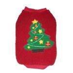 Meleg, karácsonyi mintás kutyapulóver, kutyaruha